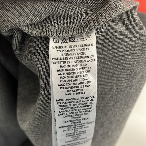 French Connection gray, black, and pink body con dress size 6 - Picture 11 of 11